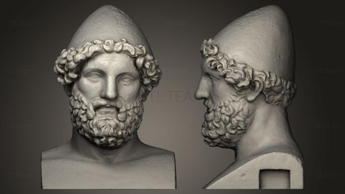 Бюсты и головы античные и исторические Гефест